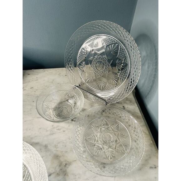 New Cristal D'Arques Durand Vintage Set (1) Dinner (1) Lunch Plate (1) Bowl - Picture 11 of 16